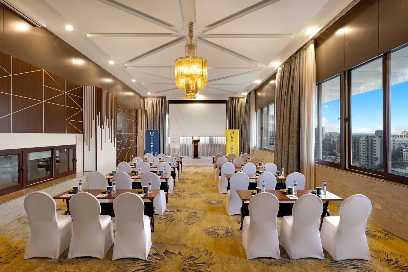 The Golden Tulip Westlands conference hall set for the summit