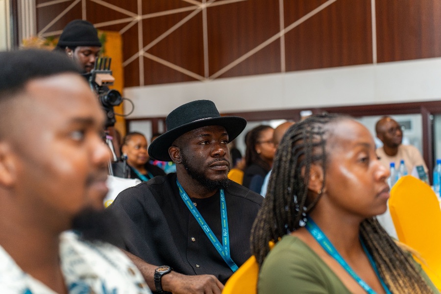 Delegates listening from the audience