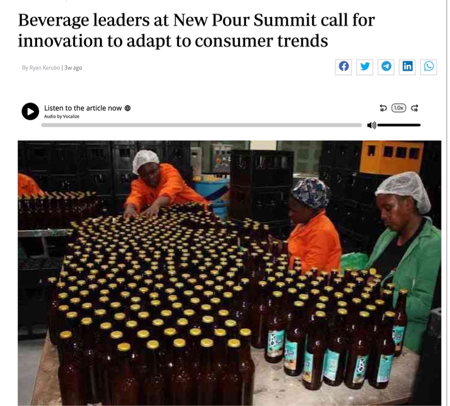 The Standard article on the New Pour Summit